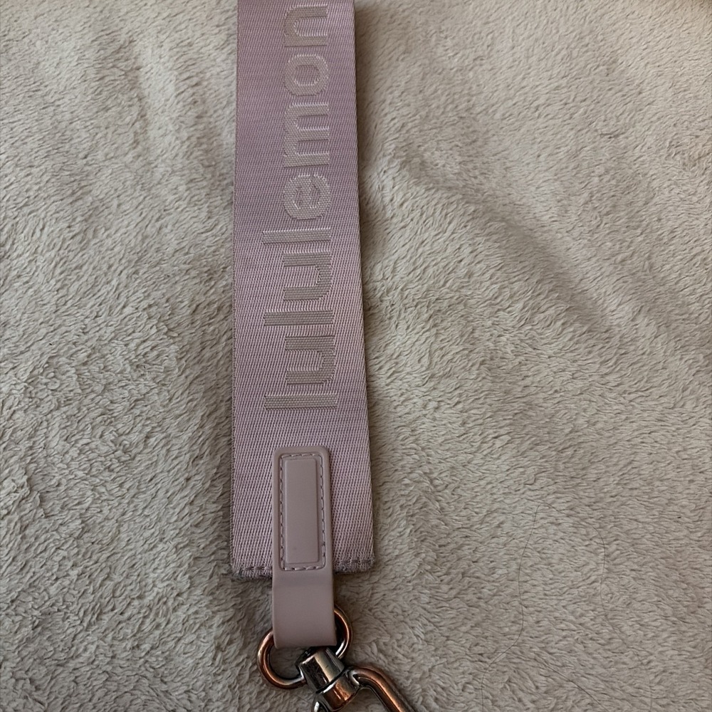 Lululemon Never lost Keychain Pink